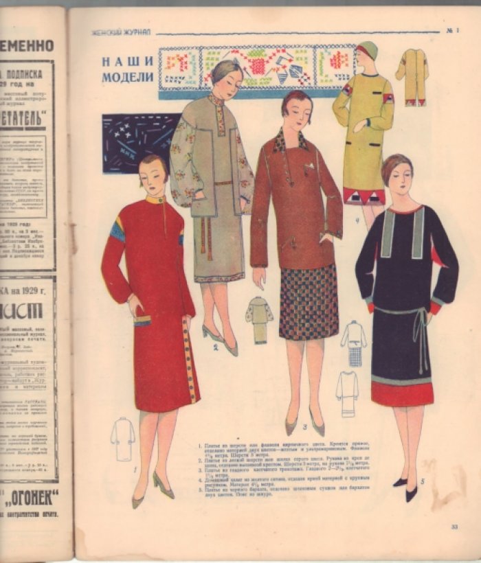 Женский журнал № 1, январь 1929 г.