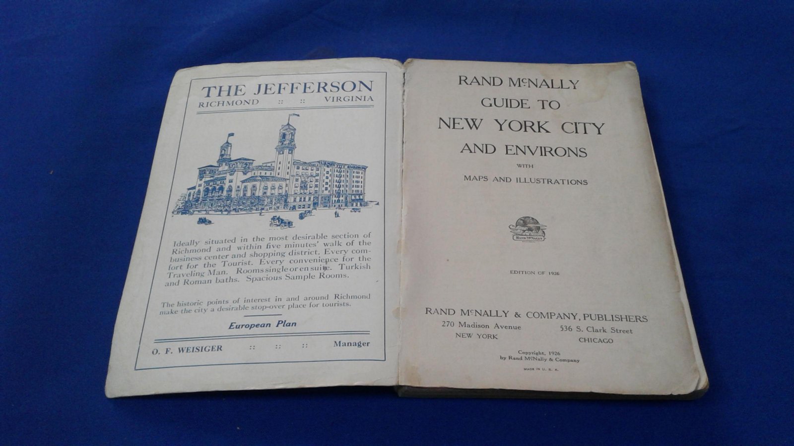 Guide to New York City and environs.