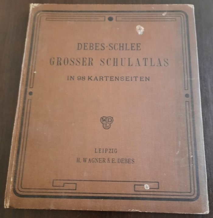 Schlee Paul. Debes–Schlee grosser Schulatlas.