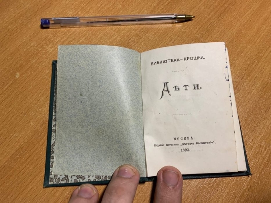 Дети. Библиотека «крошка»: детское воспитание (миниатюрное издание, 1893)