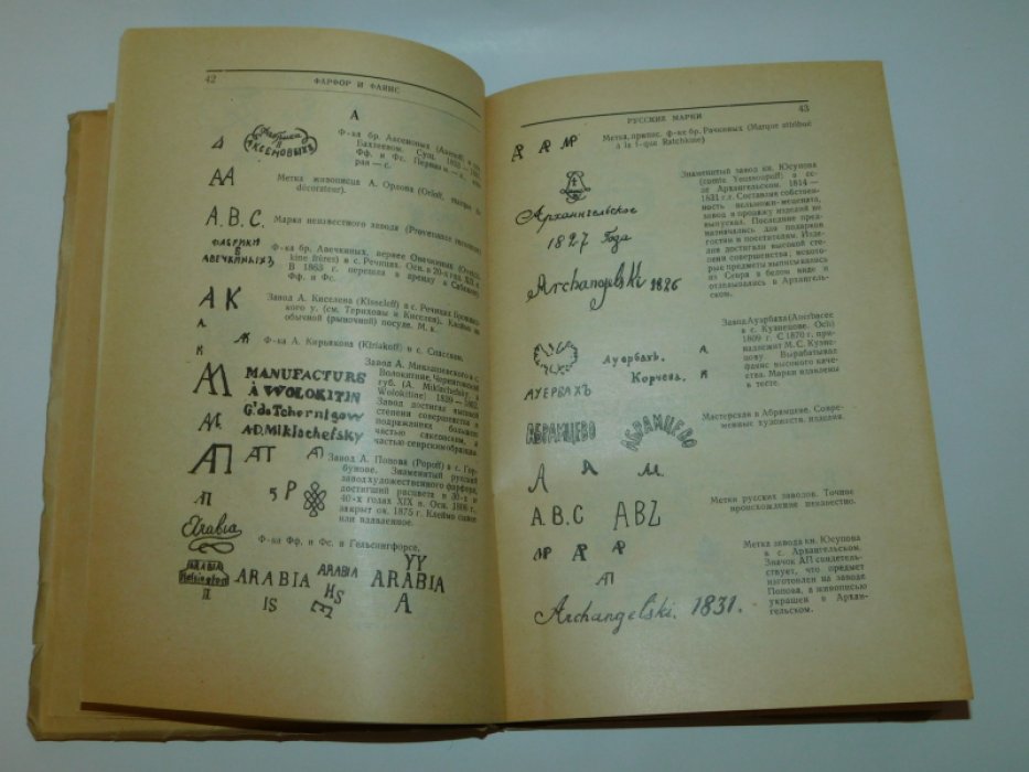 Троцкий И. Фарфор и фаянс. Справочник для коллекционеров. Указатель марок.