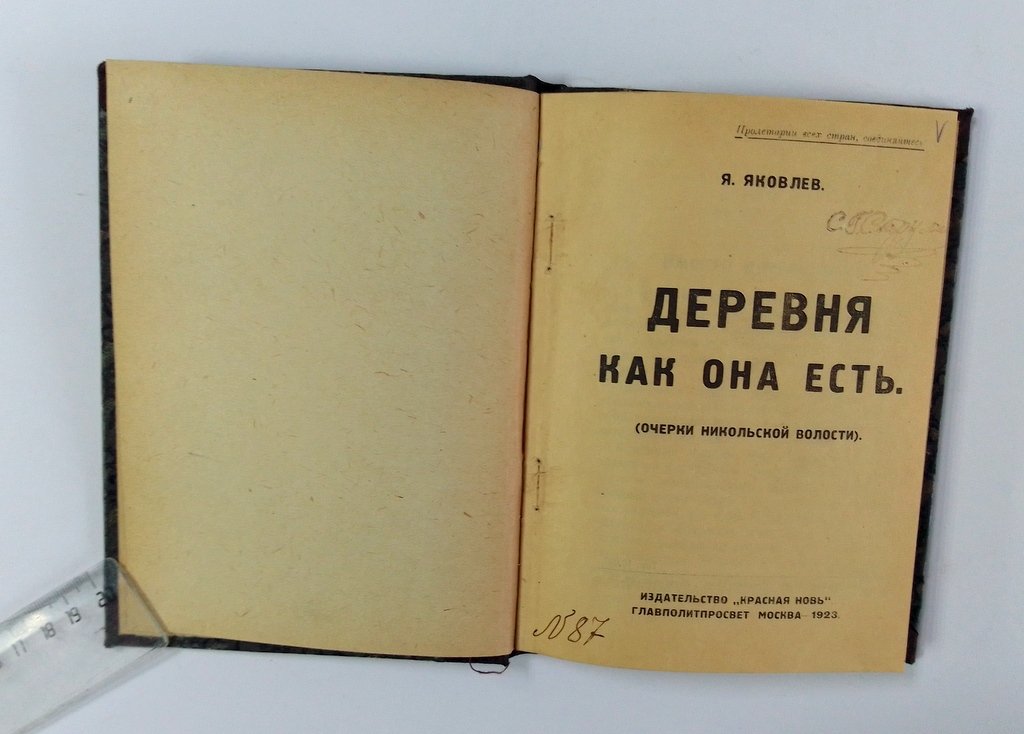 Яковлев, Я. Деревня как она есть.