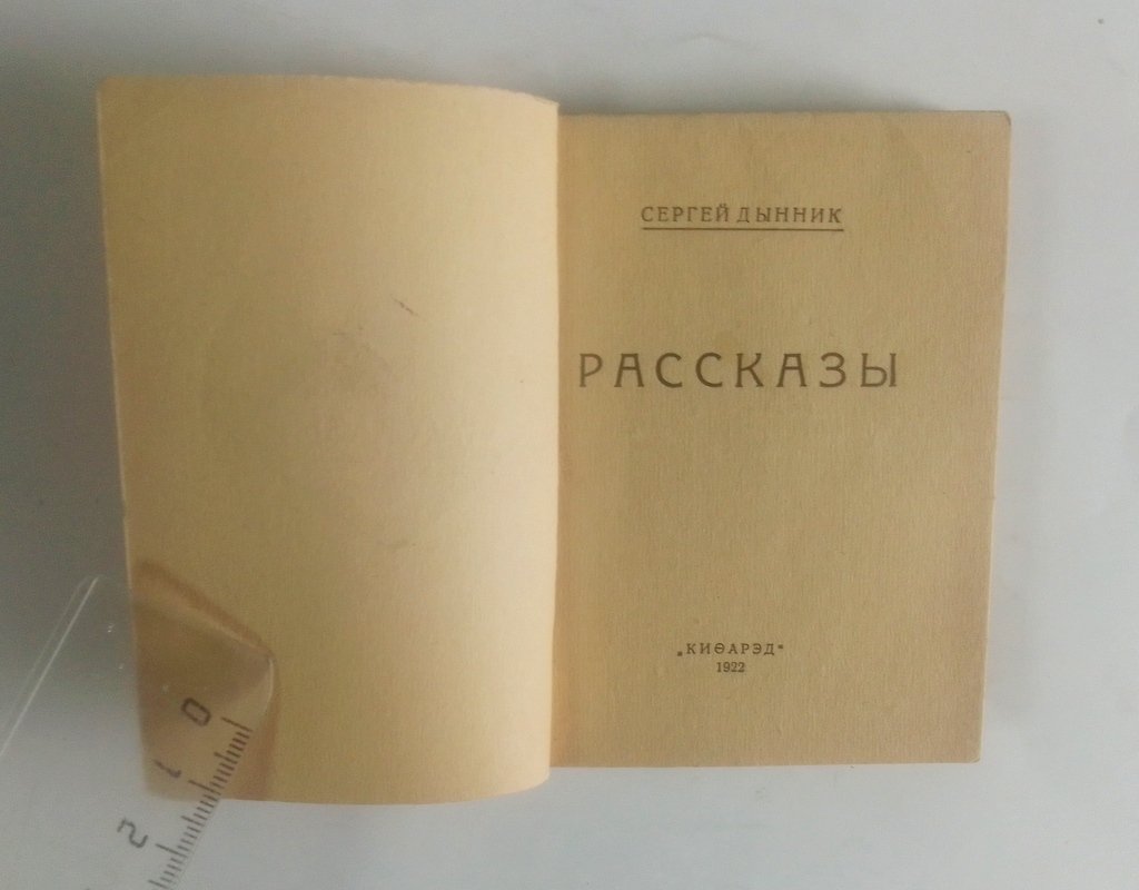 Дынник, Сергей. Рассказы.