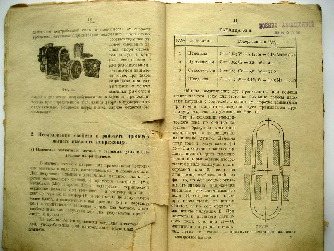 Кулебакин В. Авиационные магнето высокого напряжения.