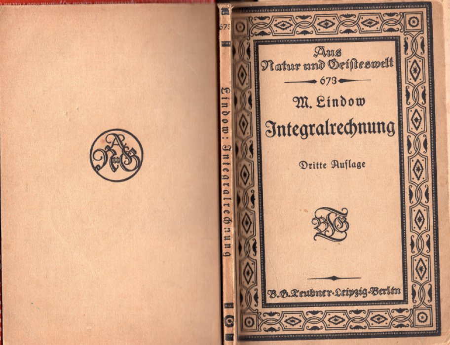 Lindow M. Differentialrechnung.