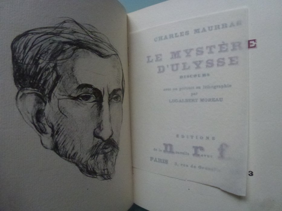 Maurras Charles (Шарль Моррас). Le mystere d`Ulysse.