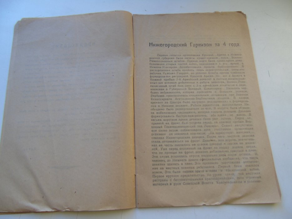 Ефремов Як. Нижегородский гарнизон за 4 года.