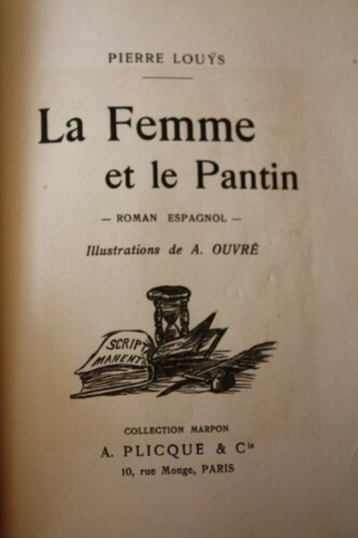 Louys P. LA FEMME ET LE PANTIN.