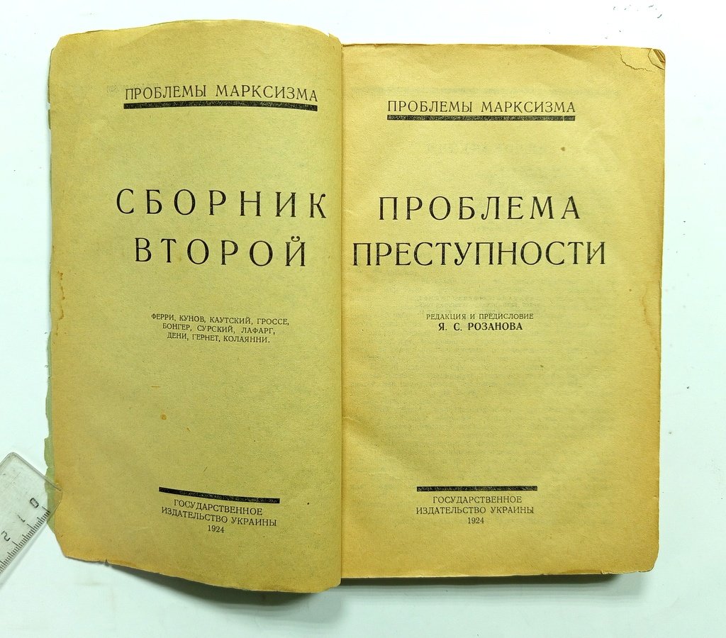 Проблема преступности.