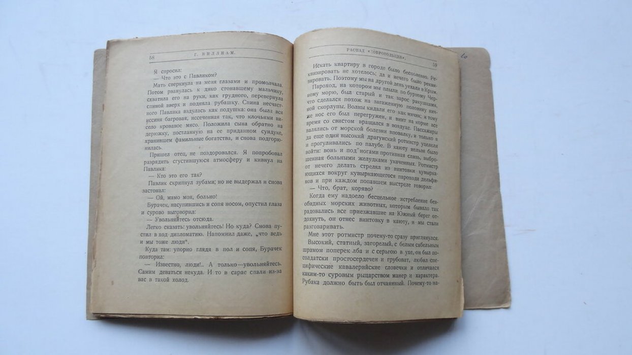 Виллиам Георгий. Распад добровольцев (Побежденные).