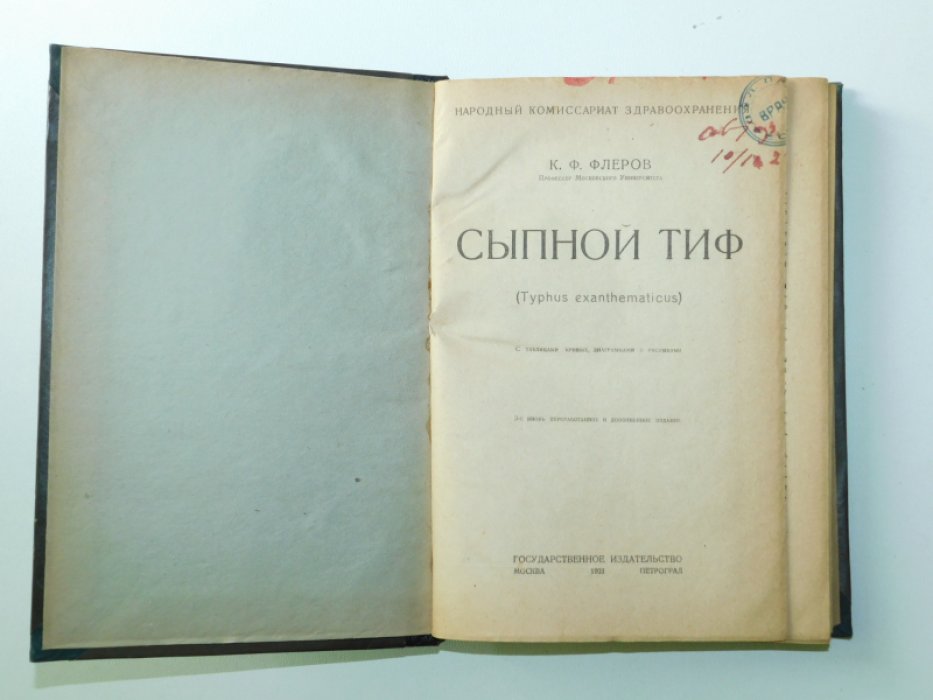 Флеров К.Ф. Сыпной тиф /.