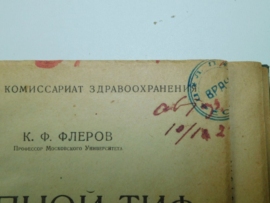 Флеров К.Ф. Сыпной тиф /.