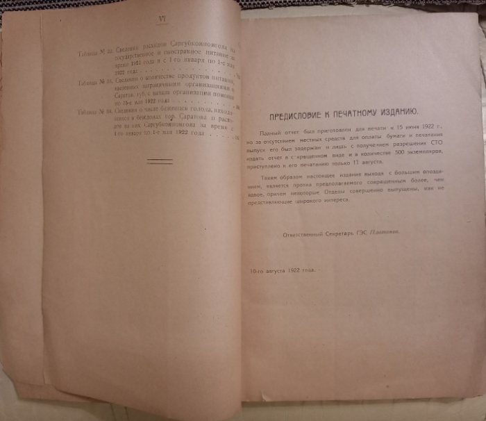 Отчет Саратовского Губернского Экономического Совещания.