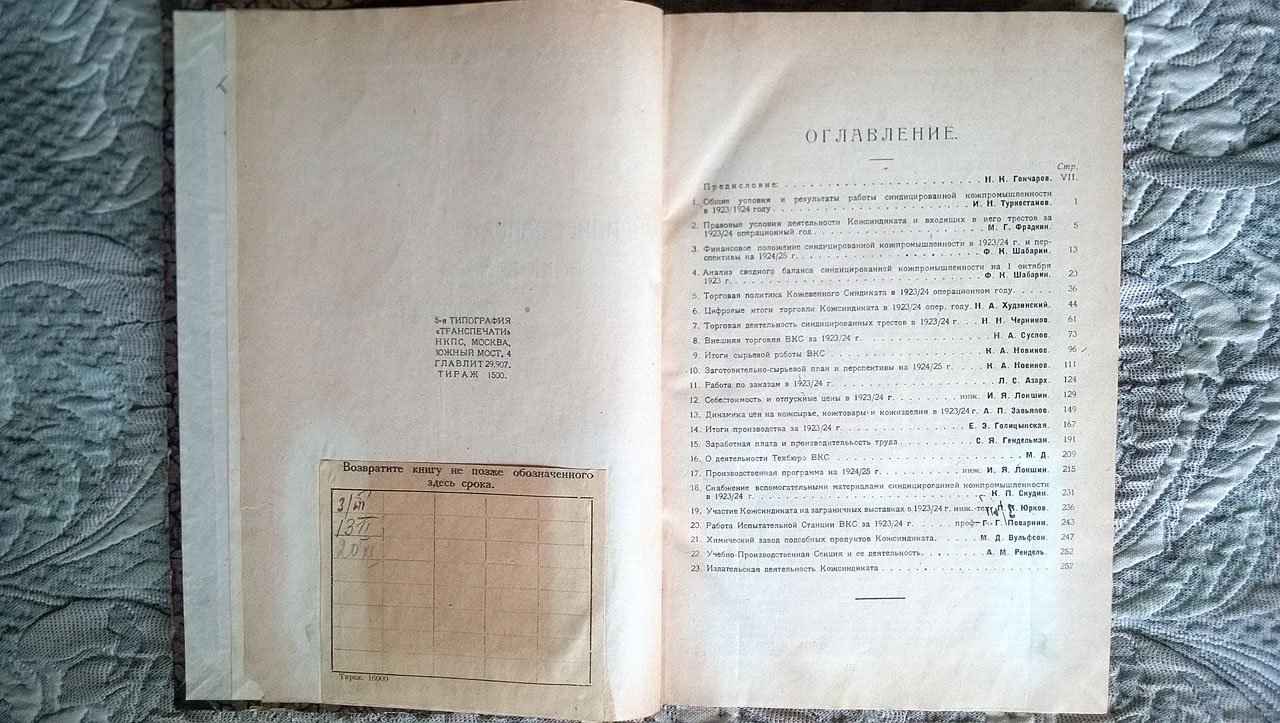 Синдицированная кожевенная промышленность за 1923-24 г.