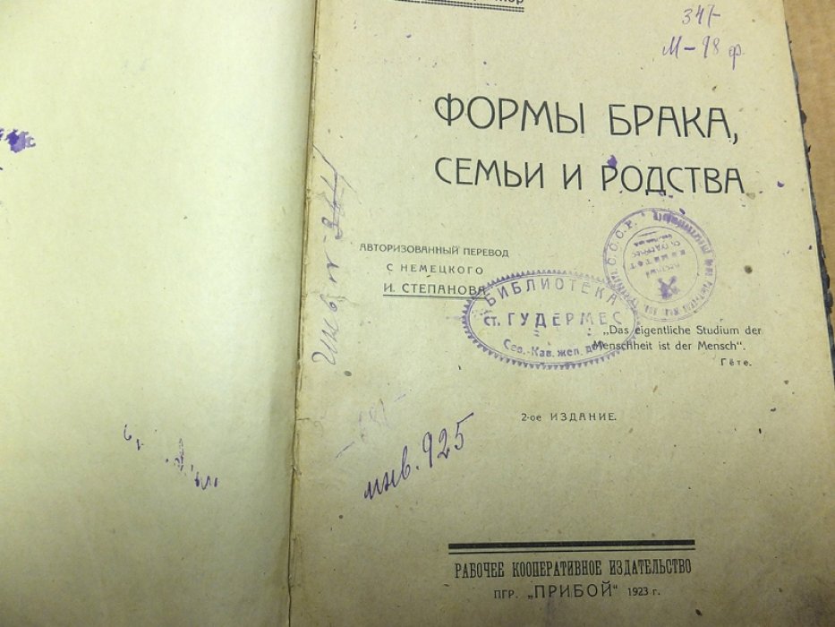 Мюллер-Лиэр Ф. Формы брака, семьи и родства.