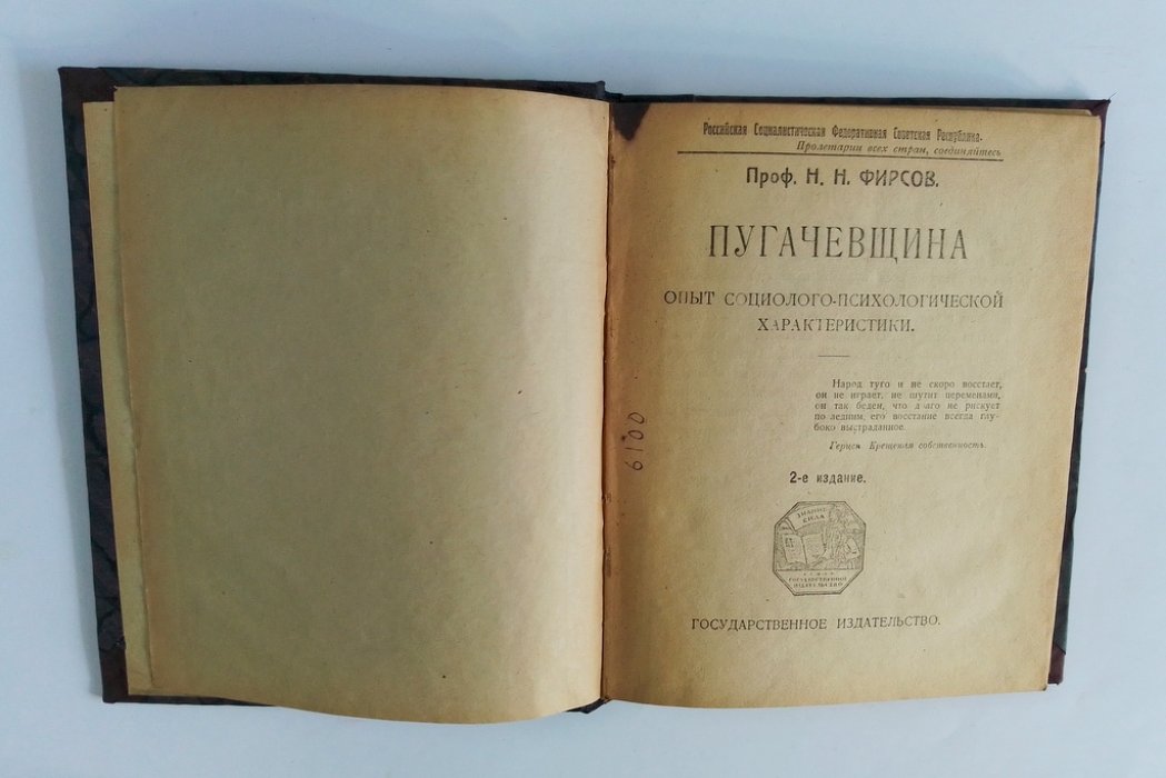 Фирсов, Н.Н. Пугачевщина.