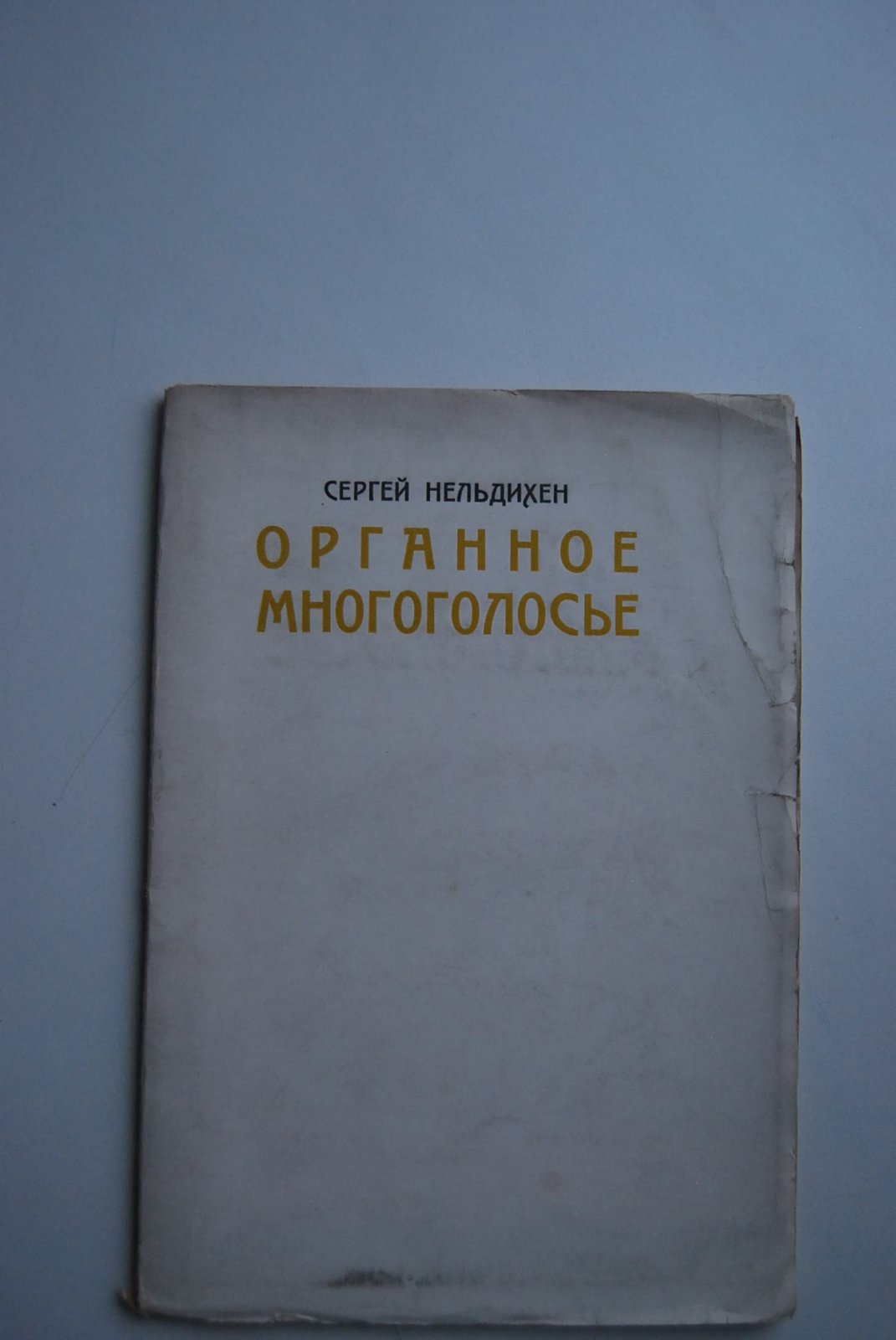 Сергей Нельдихен. Органное многоголосье. 1. Праздник (поэмороман) ч. I. 2. Треть года (стихи).