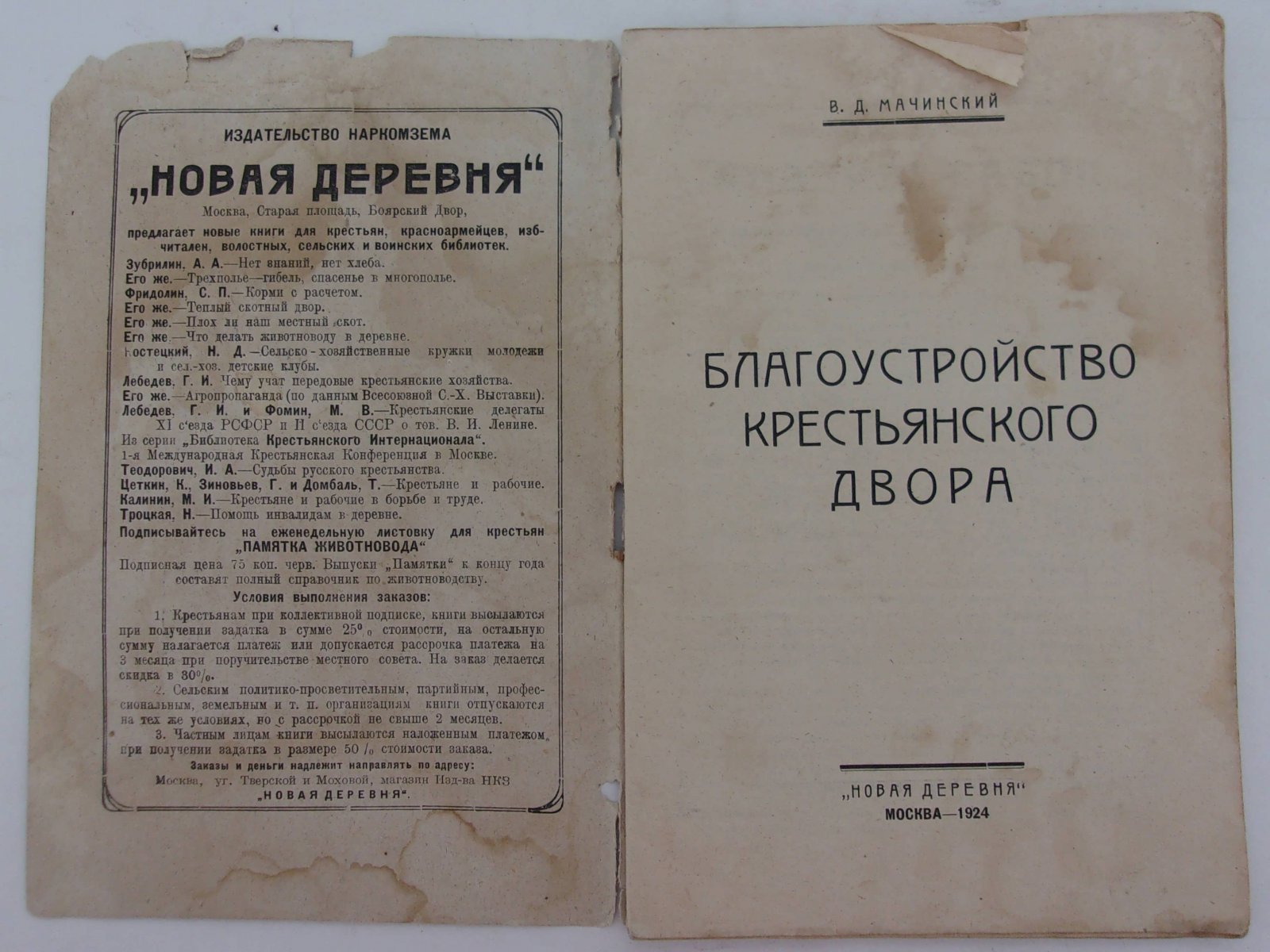 Мачинский В.Д. Благоустройство крестьянского двора.