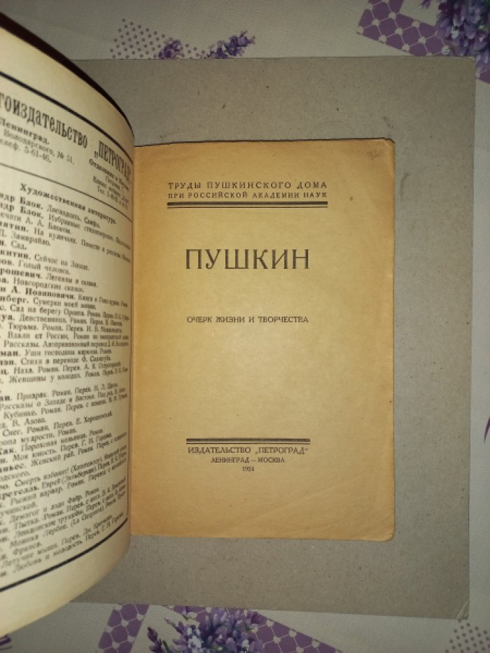 Пушкин. Очерк жизни и творчества