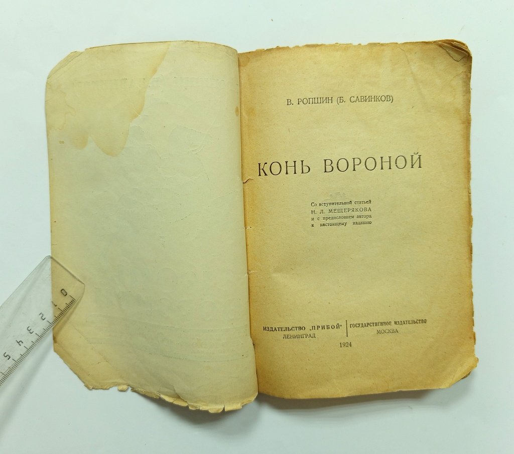 Ропшин, В.(Савинков, Б.) Конь вороной.