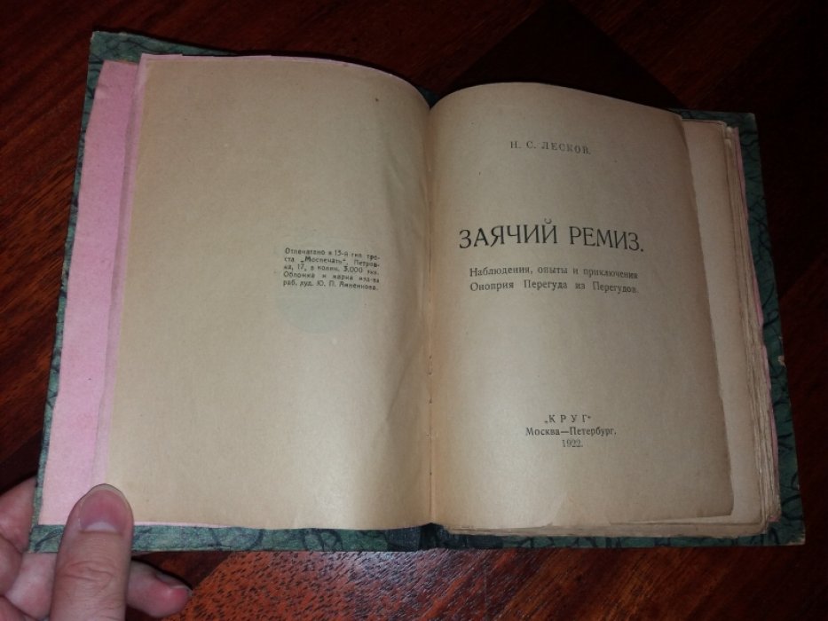 Лесков Н.С. Заячий ремиз.