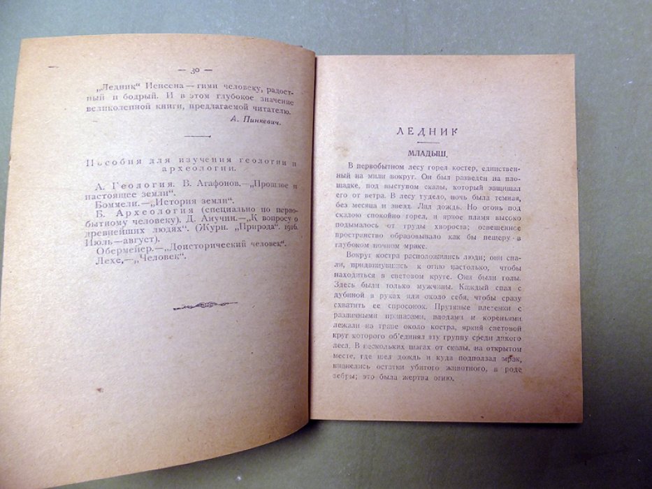 Иоганнес В.Иенсен. Ледник. Мифы о ледниковом периоде и первом человеке.