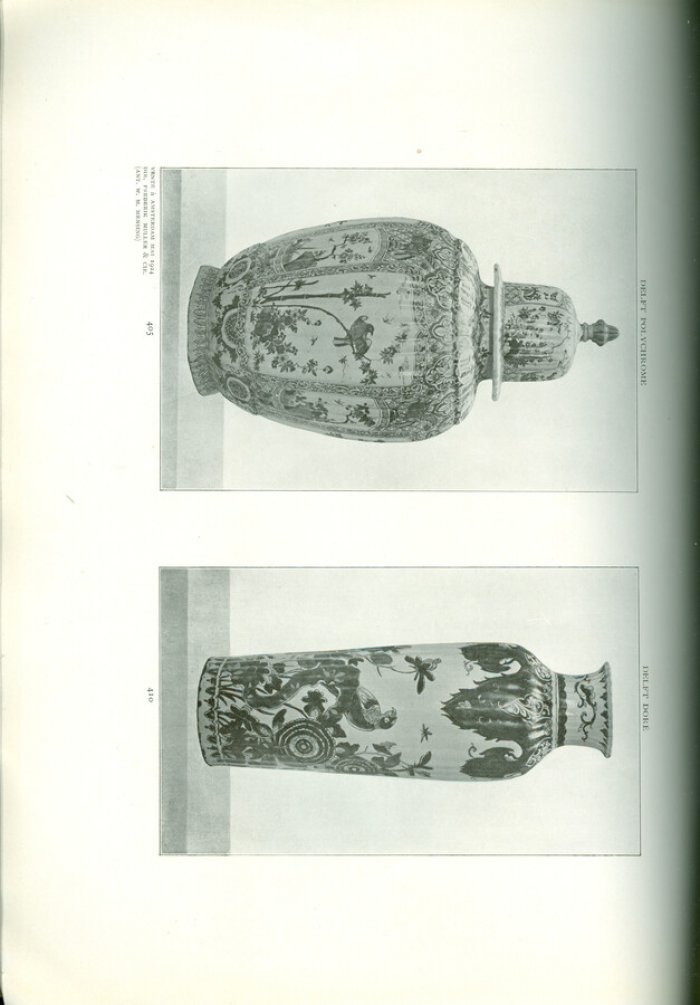 Фаянс Делфта. Синяя, полихромная и золотая роспись. Коллекция E.Verveer