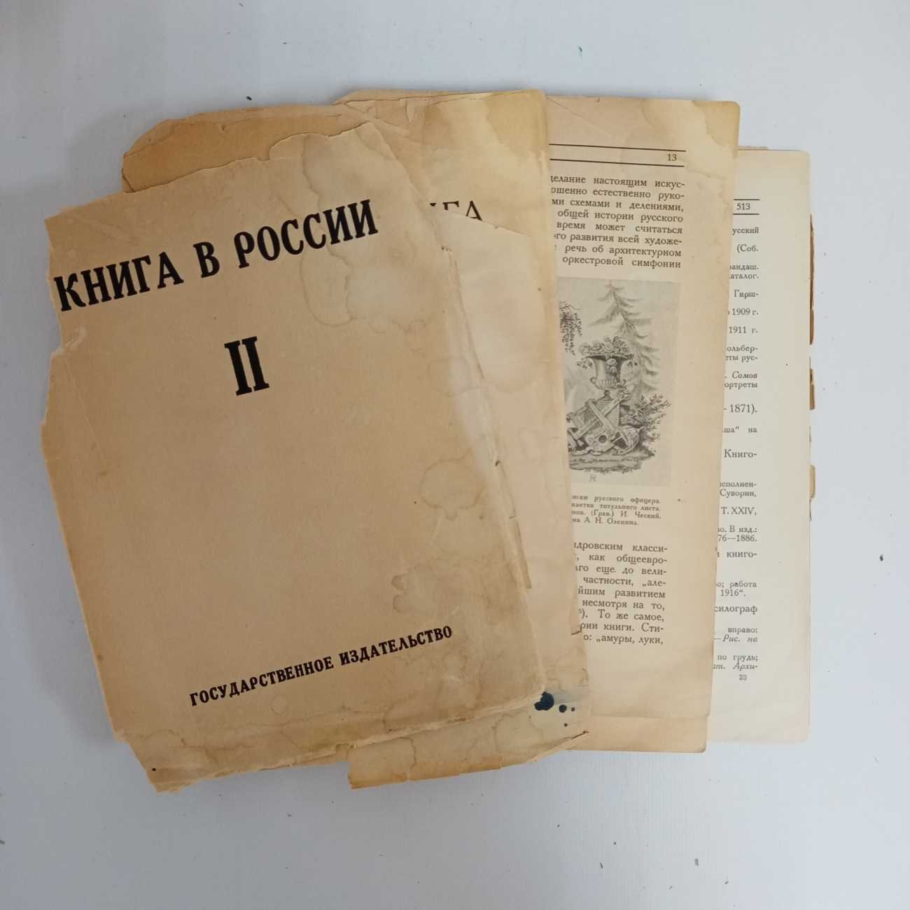 Книга в России. В двух частях.