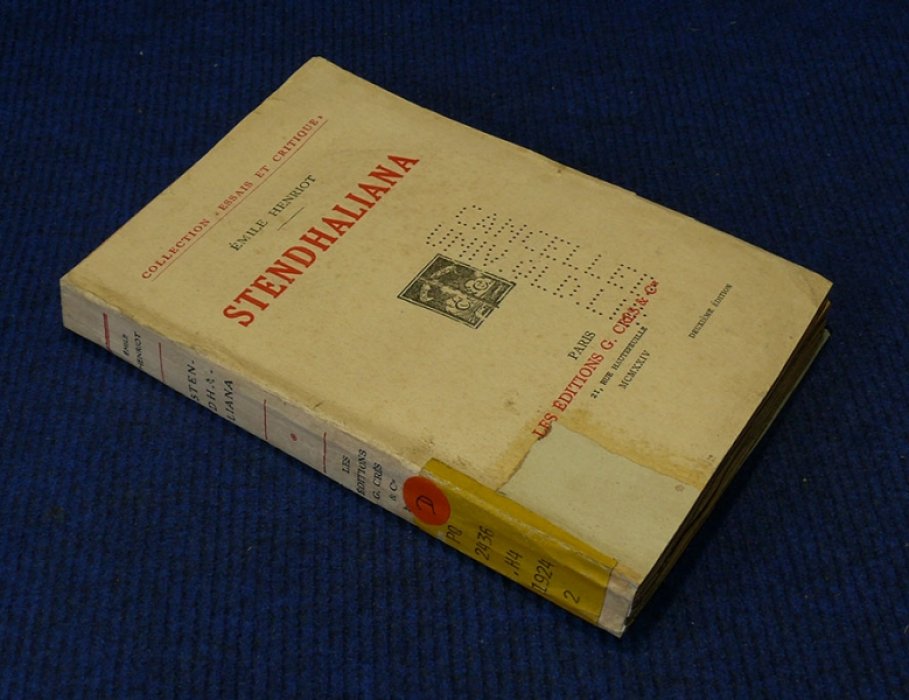 Henriot Emile. Stendhaliana.