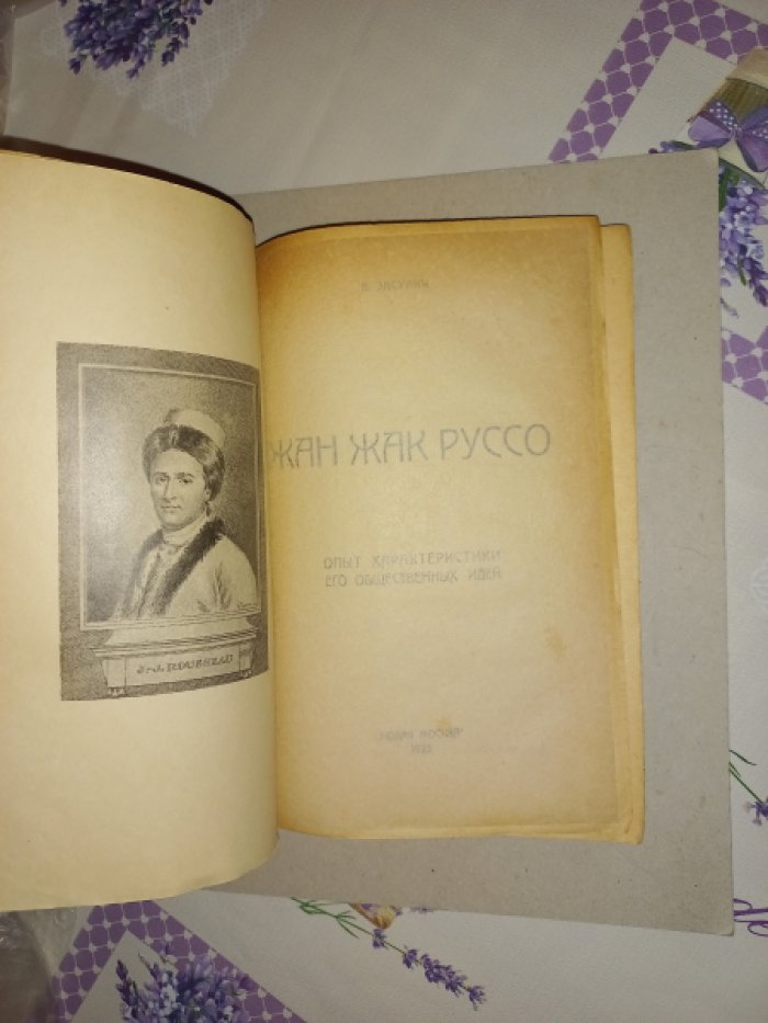 Засулич В. Жан Жак Руссо. Опыт характеристики его общественных идей