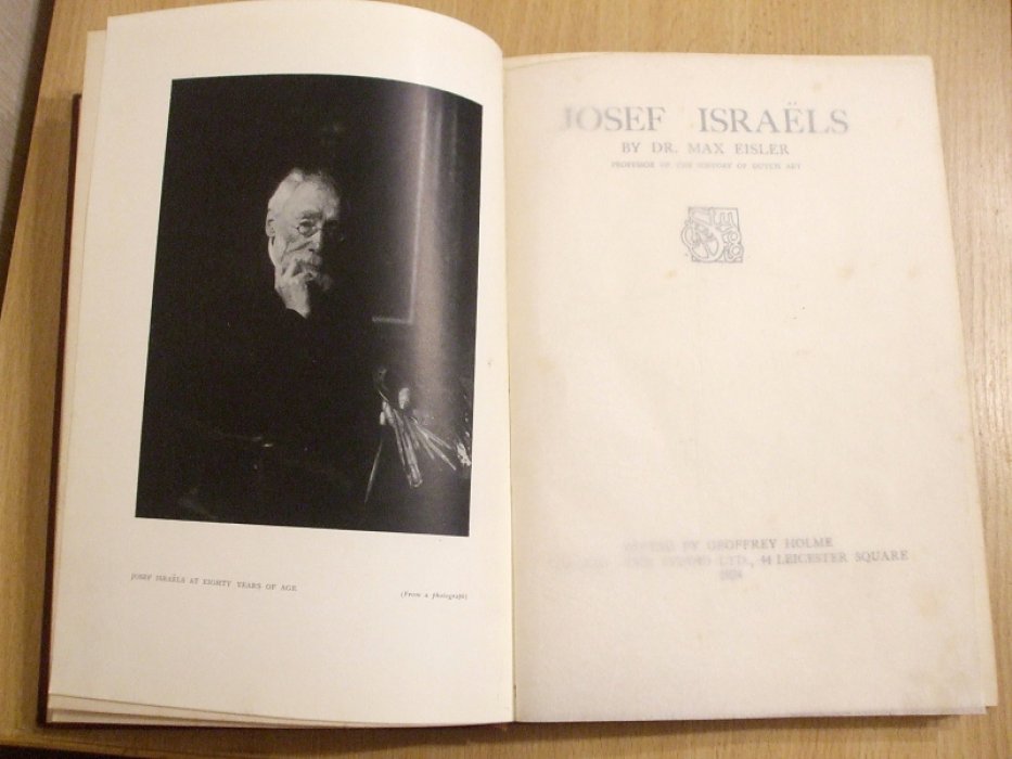 Eisler М., professor of history of dutch art Josef Israels, Йозеф Исраэлс.