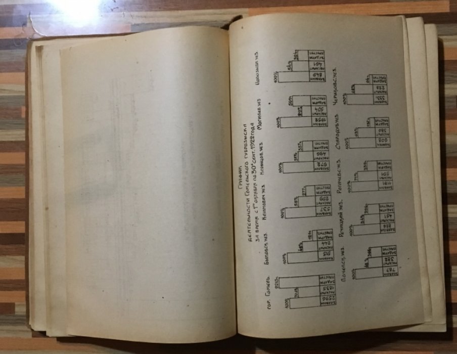Отчет Гомельского Губисполкома. Ноябрь 1921 г.- декабрь 1922г. Р.С.Ф.С.Р.