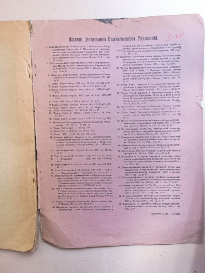 Итоги всероссийской сельско-хозяйственной переписи 1920 г. Том II. Выпуск 6. в границах на 1 марта 1922г.