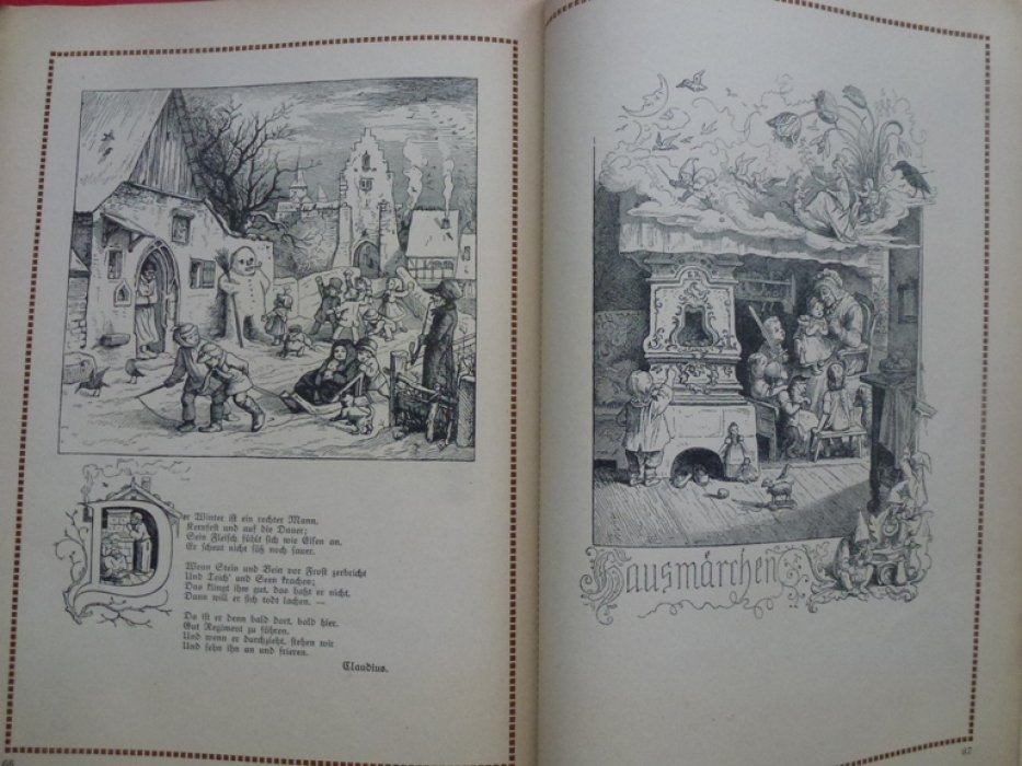 Рихтер Л. Ludwig Richter. Die gute Einkehr.   Auswahl schoenster Holzschnitte, mit Spruechen und Liedern