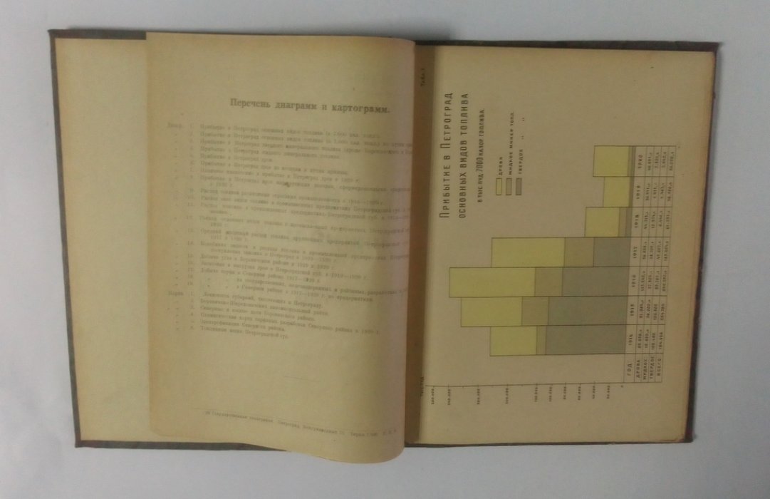 Приложение к топливному ежегоднику Петрограда на 1921 год.