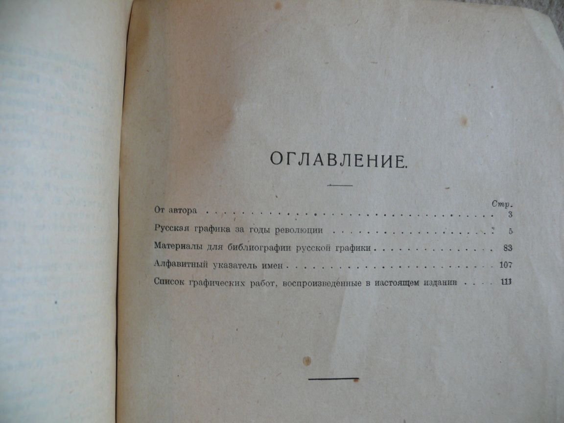 Сидоров А. А. Русская графика за годы революции.
