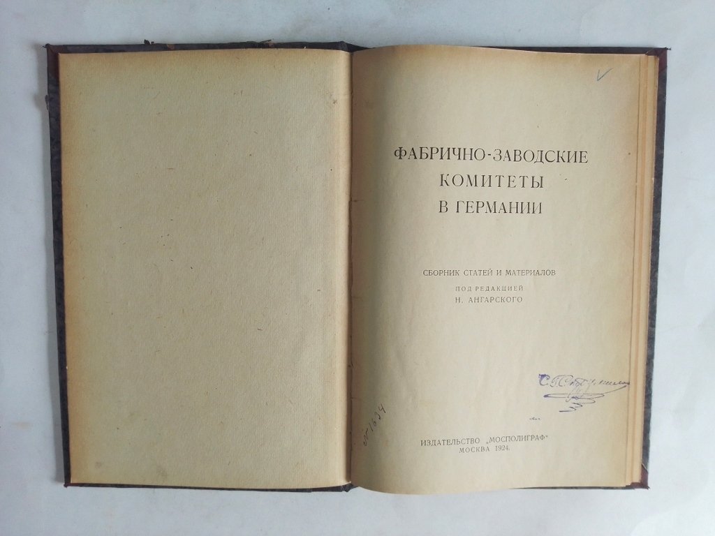 Фабрично-заводские комитеты в Германии.