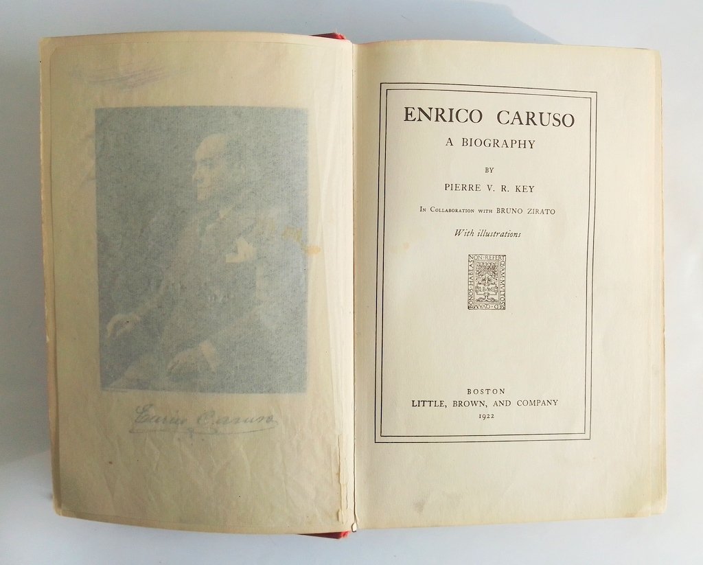 Key Pierre V.R., Zirato В. Enrico Caruso. A biography.