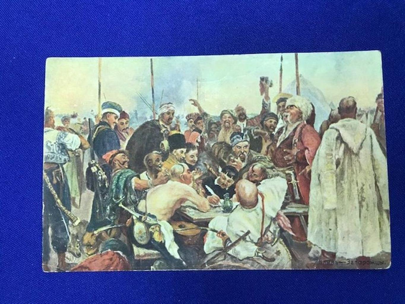 Открытка- реклама. Товарищество Гильзовой Фабрики А.И.Дуван в Киеве. `Пародия` Совская улица, дом № 1.