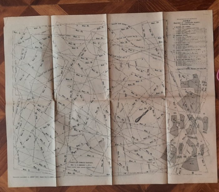 Дамские рукоделия. Приложение к «Новейшим модам» за февраль 1916г. при журнале «Нива».
