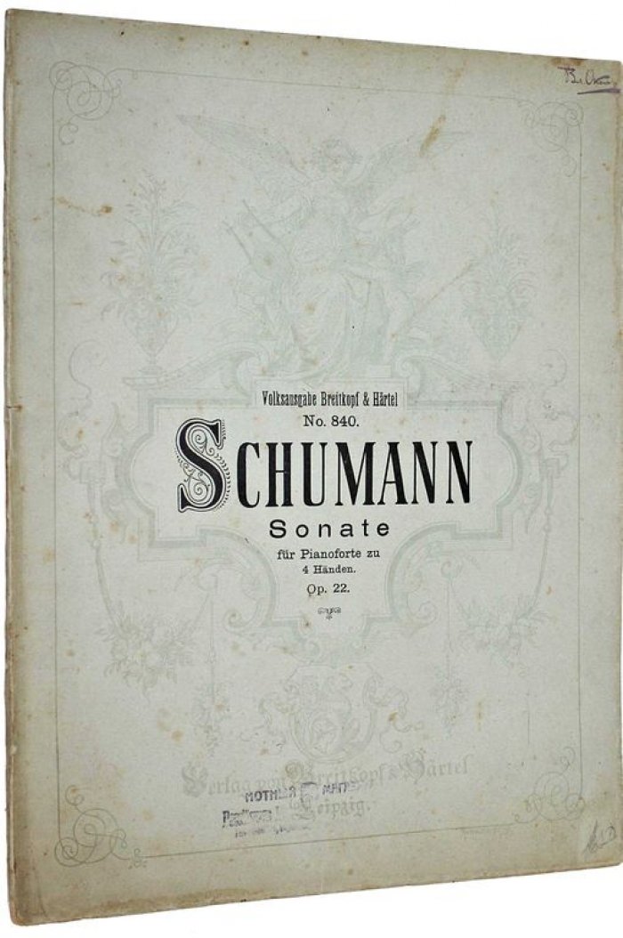 Schumann R. Sonate 2 fur pianoforte. Op. 22.