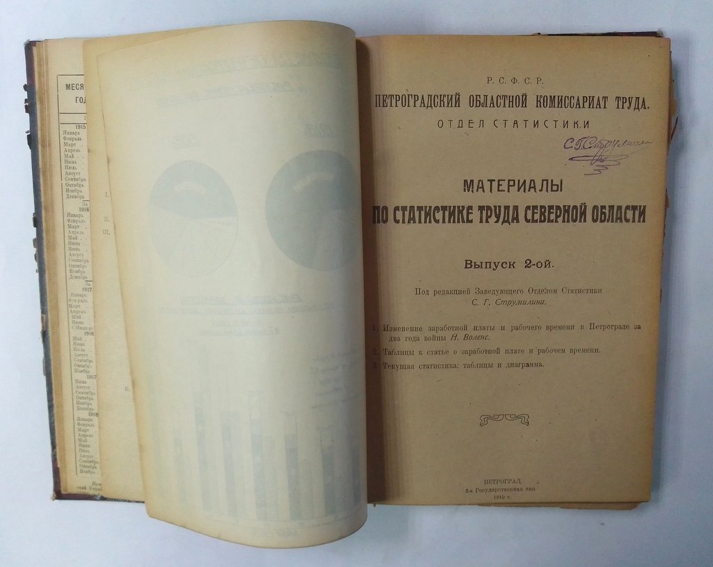 Материалы по статистике труда Северной области.