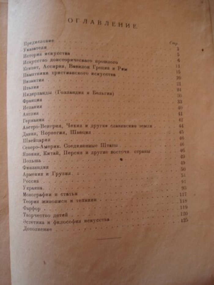 Лаврский Н. Указатель книг и статей по вопросам искусства.