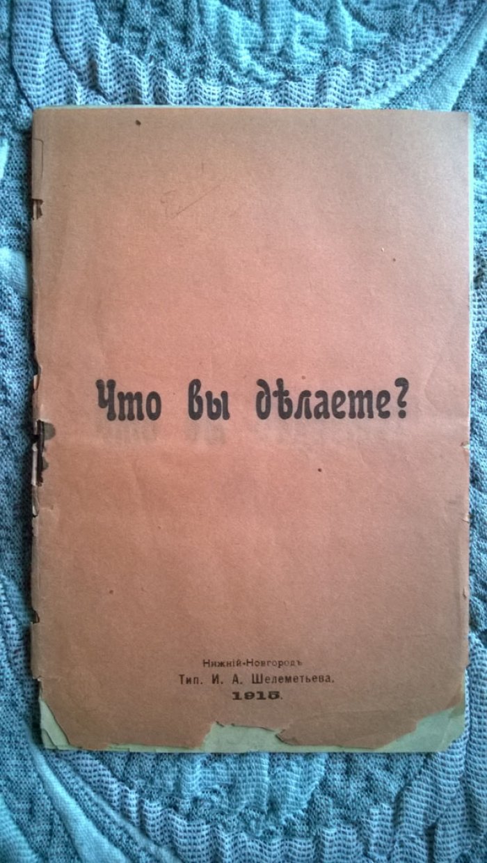 Е.И. Что вы делаете?