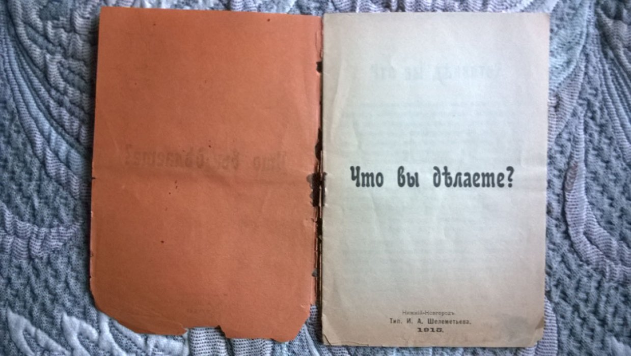Е.И. Что вы делаете?