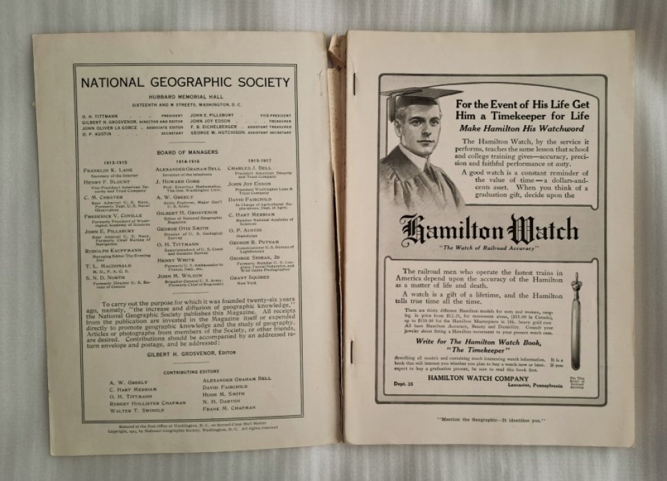 The National Geographic Magazin. May 1915. Volume XXVII.