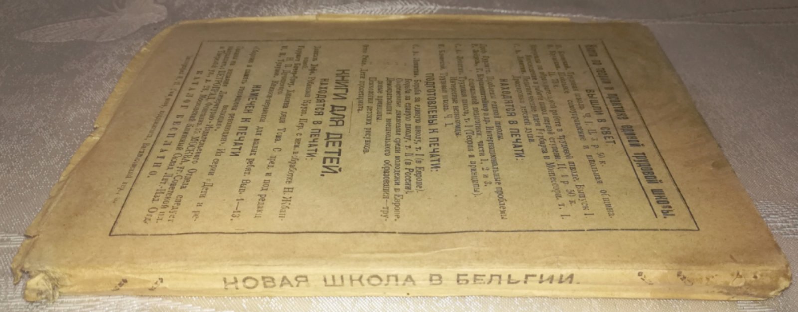 Де-Васконселлос А.Ф. Новая школа Бельгии.