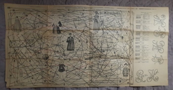 Приложение к журналу «Вестник Моды» №9 1917г. Дамские рукоделия.