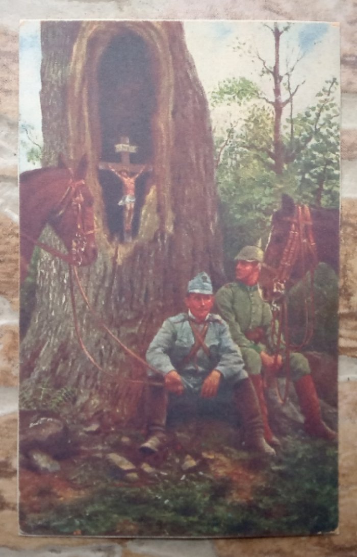 Weltkrieg 1914-1916. Gute Kameraden. Открытка (Carte Postale)