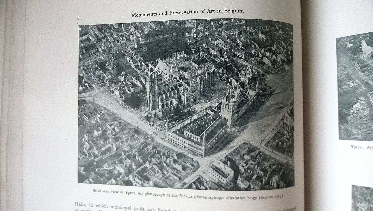 Paul Clemen (Пауль Клемен). Protection of Art During War. Reports Concerning The Condition of The Monuments of Art at The Different Theatres of War and The German and Austrian Measures Taken for Their Preservation, Rescue and Research. Vol. 1: The Western Front. 117 Illustrations.